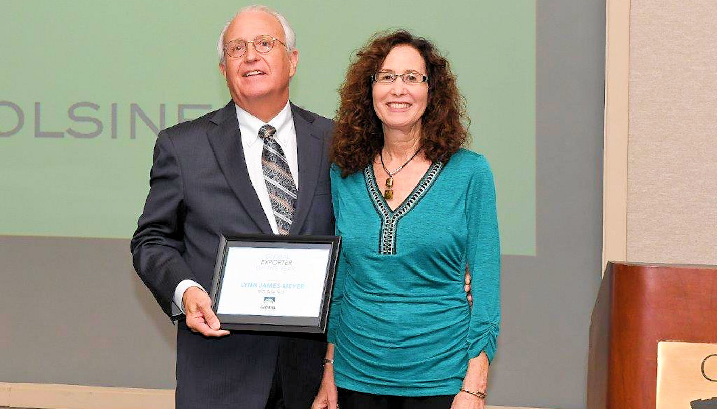 Lynne James-Myer - Founder Biosafe- 2016 Global Exporter of the Year Award from the Global Chamber, TX